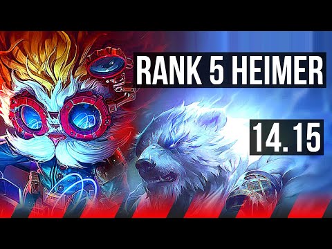 HEIMERDINGER vs VOLIBEAR (TOP) | Rank 5 Heimer, 700+ games | VN Grandmaster | 14.15