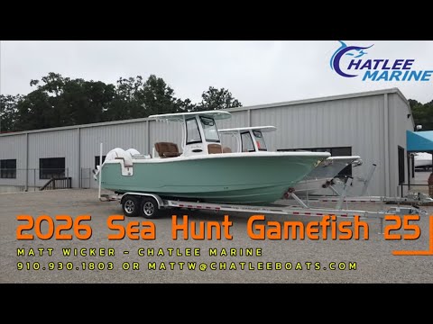 2026 Sea Hunt Gamefish 25! A Boat For Every Budget!! Under 140k!!! Buy 2026 model at 2025 pricing!!!