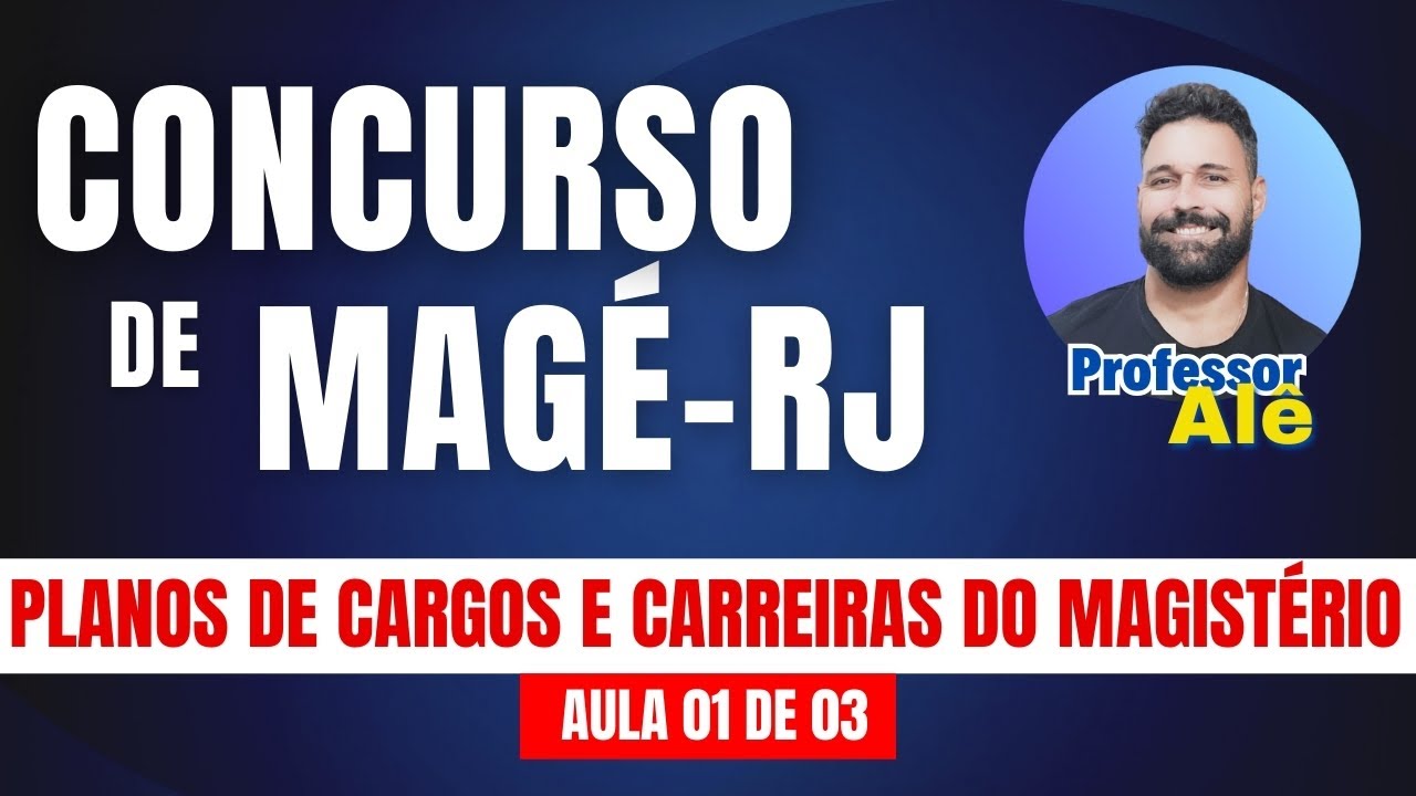 MAGÉ RJ LEGISLATION TEACHING CAREER AND JOB PLANS PART 1 OF 3