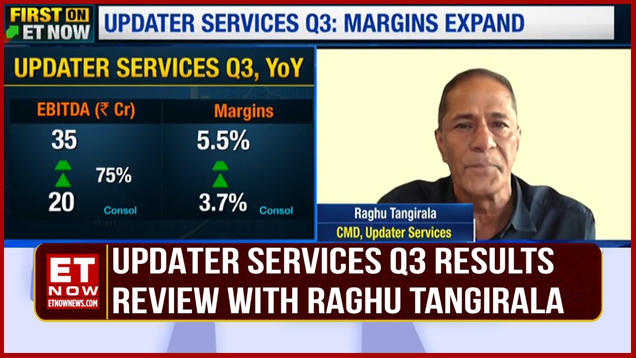 Updater Services Q3 Profit Soars; Margins Expand | Synergies From Acquisitions | Raghu Tangirala