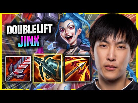 DOUBLELIFT IS A MONSTER WITH JINX! - Doublelift Plays Jinx ADC vs Jhin! | Season 2022