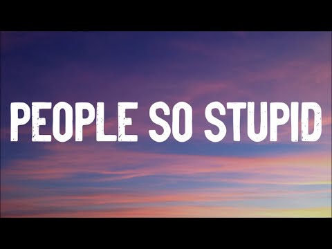Tom MacDonald - People So Stupid (Lyrics)