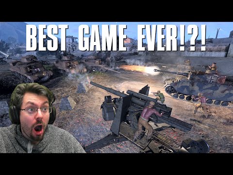 BEST GAME EVER!?! - 4v4 - Company of Heroes 3