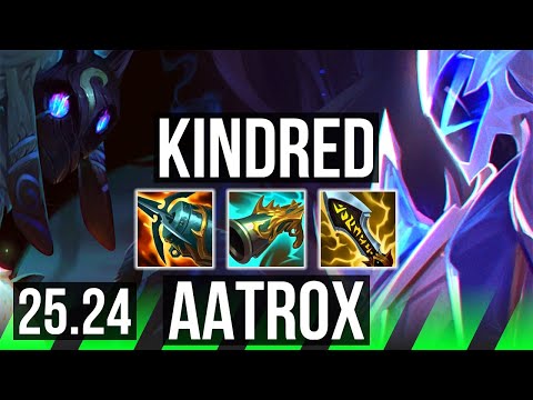KINDRED vs AATROX (JGL) | Good KDA: 14/1/3 | KR Grandmaster | 25.24