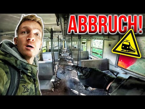 SCHNELL WEG HIER! - Hunderte verlassene ZÜGE auf stillgelegtem ZUGFRIEDHOF!