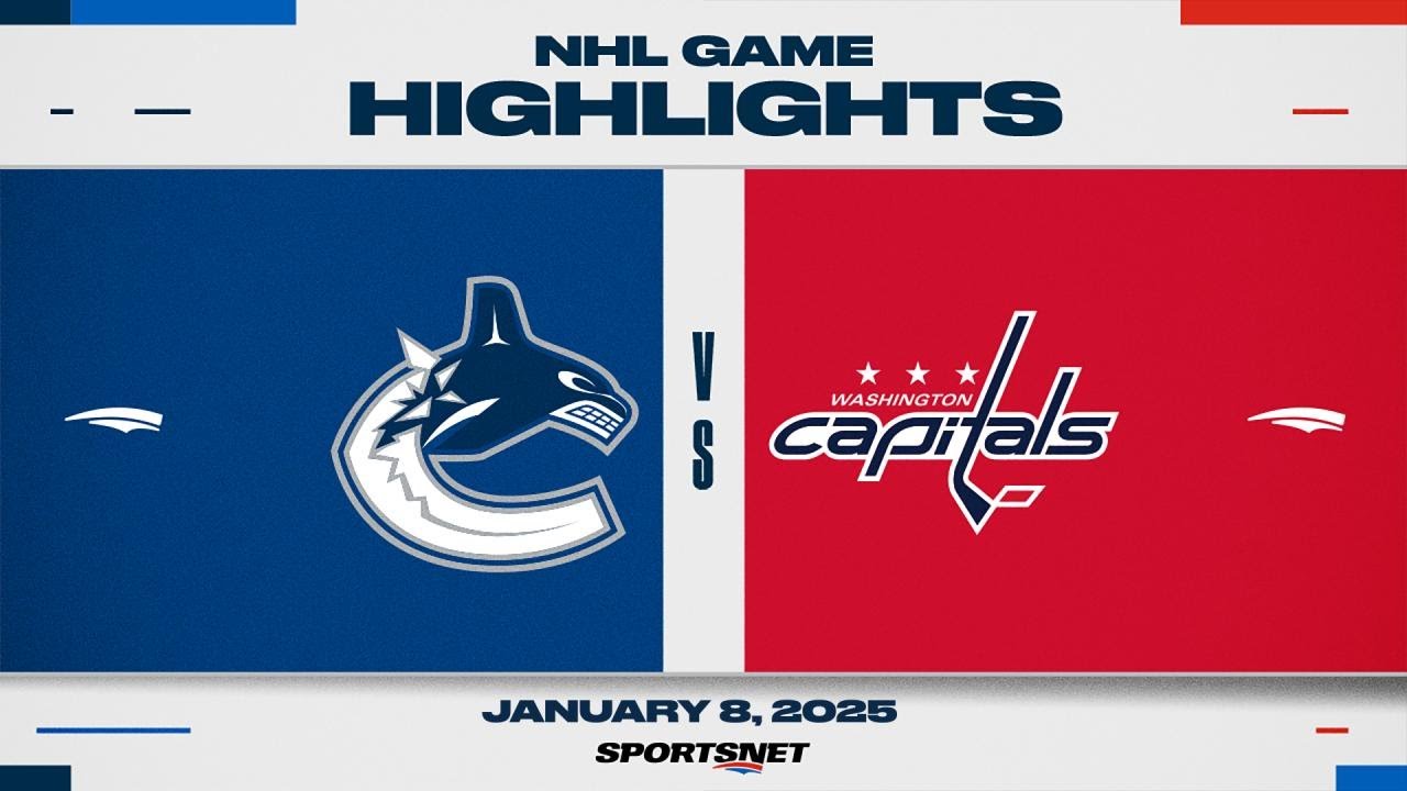 NHL Highlights | Capitals vs. Canucks - January 8, 2025