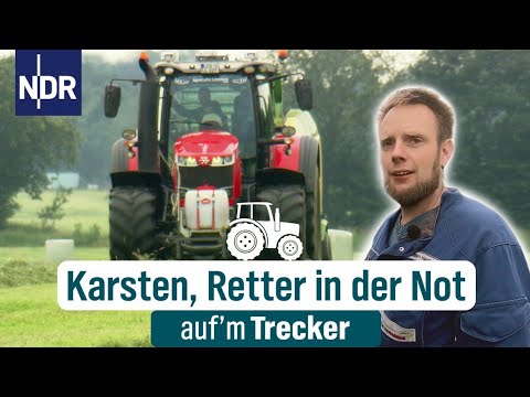 Alle Landmaschinen werden fit gemacht: im Einsatz mit Karsten | Auf'm Trecker | NDR