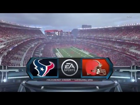 CGI Madden League 2017 Season Week 5 - Texans @ Browns - Madden NFL 16 Gameplay