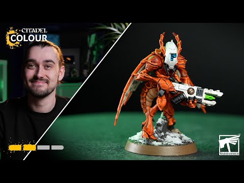 How To Paint: Vespid Stingwing Strain Leader | Intermediate | Warhammer 40,000