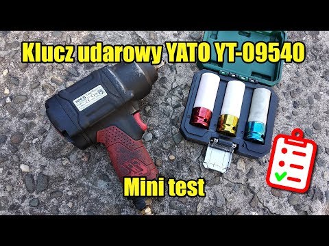 YATO Smūginis veržliasukis pneumatinis 1150NM 1/2" 09540 video