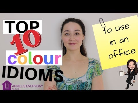 TOP 10 COLOUR IDIOMS - to use in an office - ENGLISH VOCABULARY