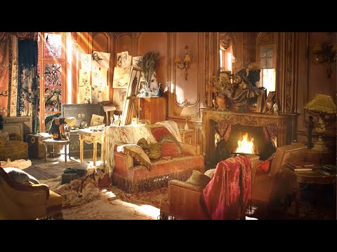Ambience/ASMR: Artist's Studio/Parlour from the 1920s, 4 Hours