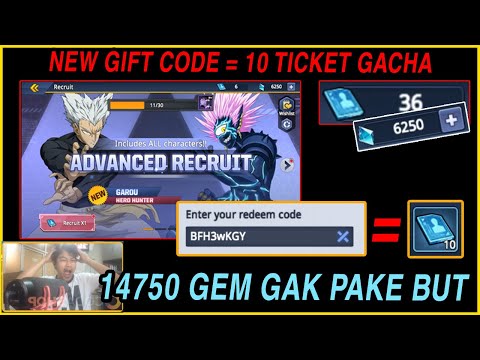 🔥🔥NEW GIFT CODE & TOTAL GACHA 14.750 UNTUK BOROS V2 - ONE PUNCH MAN ROAD TO HERO 2.0