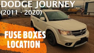 Dodge Journey - FUSE BOX LOCATION (2011 - 2020)