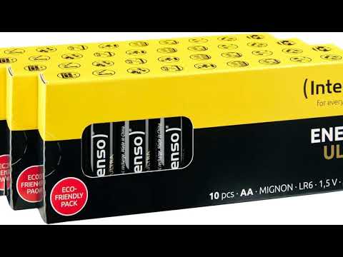 Rezension: Intenso Energy Ultra AA Mignon LR6 Alkaline Batterien, Silber, (40Stück )