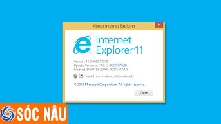 Cài đặt Internet Explorer 11