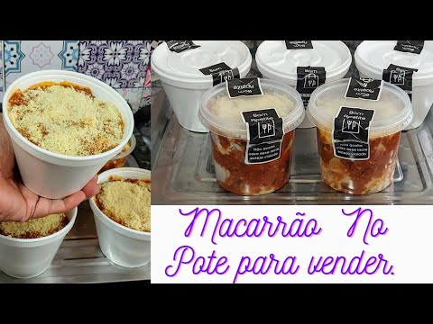 Como fazer macarrão no pote para vender e ganhar dinheiro!