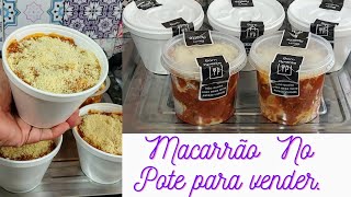 Como fazer macarrão no pote para vender e ganhar dinheiro!