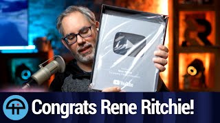 Rene Ritchie Unboxes His YouTube Silver Button