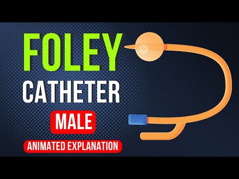 🎬 URINARY CATHETER (FOLEY) INSERTION/REMOVAL | MALE | NURSING | ANIMATION