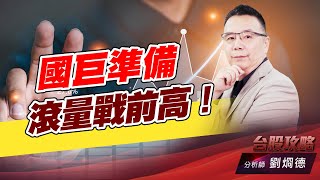 國巨準備滾量戰前高！｜台股攻略｜劉烱德 (圖)