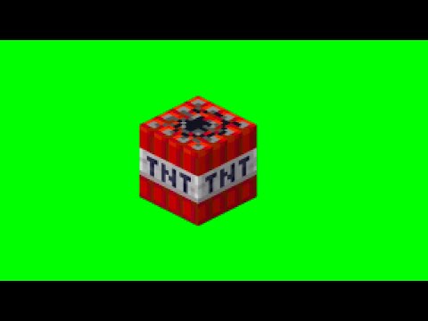 Minecraft TNT explosion 💥 green screen