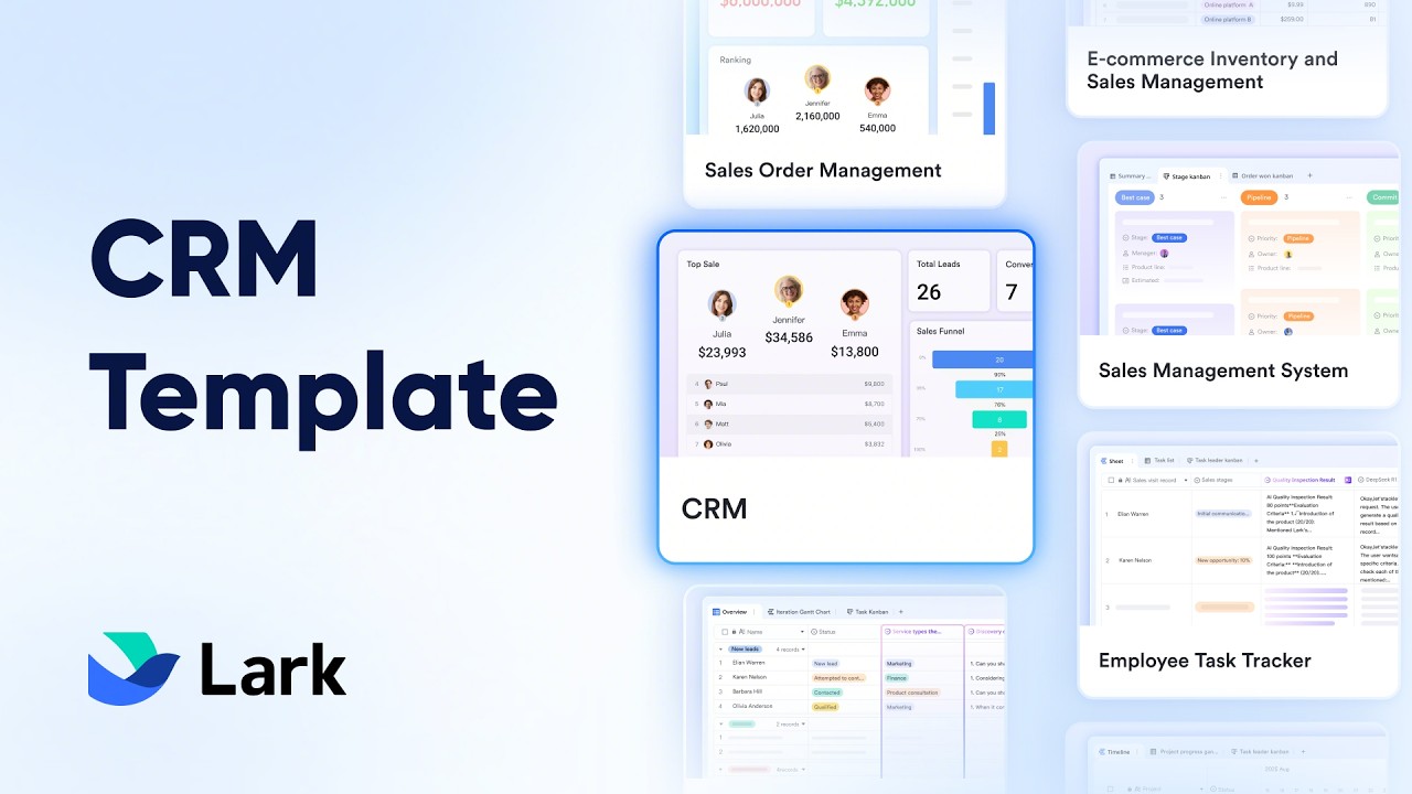 Lark Template | Boost Sales Efficiency with a Smarter CRM