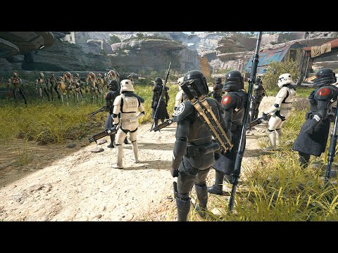 Purge Troopers vs Droid Army Battle - Star Wars NPC Wars Episode 10 (Jedi: Survivor NPCs Wars)