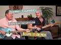 JOHNNY THUNDERS GUITAR For Blame it On Mom. Two Chords. Super Easy!