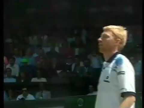 Wimbledon 1993 4R Becker vs Leconte