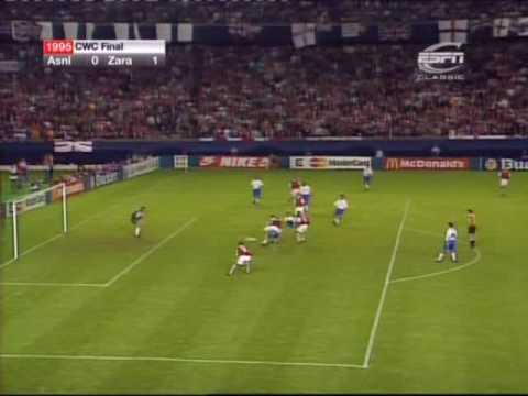 C2 : Finale 1995 : Saragosse - Arsenal : 2-1
