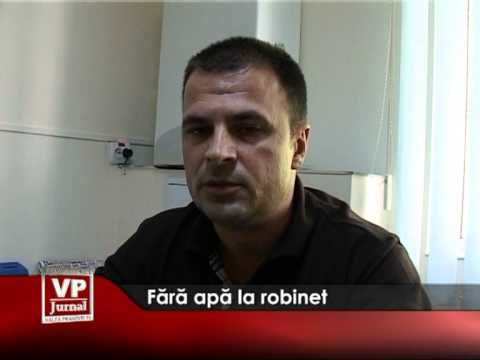 Fără apă la robinet