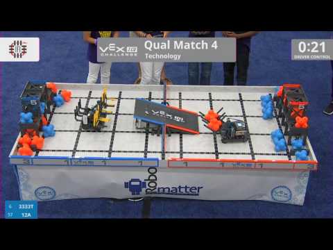 2017 VEXIQ Elem Tech Q4 (3333T 12A) Score 70