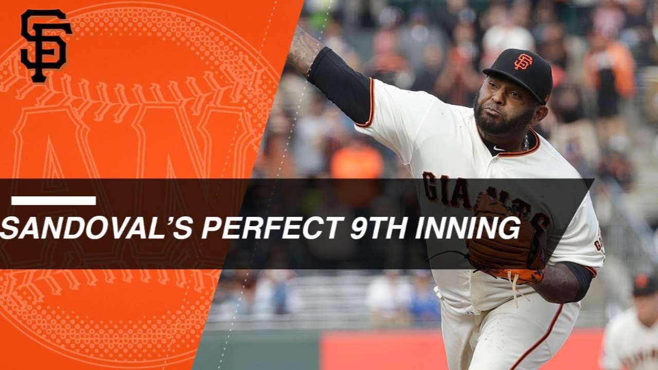Panda tosses perfect 9th inning vs. Dodgers