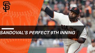 Panda tosses perfect 9th inning vs. Dodgers