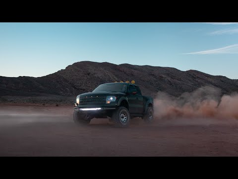 SUPERCHARGED Ford Raptor SVT Offroading and DRIFTING in the Red Sand Utah DESERT! (EXHAUST & WHINE!)
