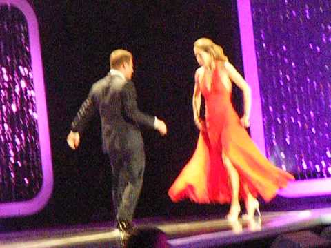 Darcey Busell and Dermot O'leray dancing National TV Awards 23.01.13