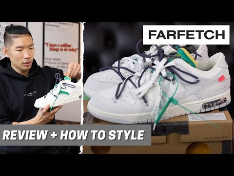 HOW TO STYLE OFF WHITE NIKE DUNK + REVIEW | FARFETCH Sneaker Haul