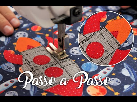 Patch Aplique com Ponto Reto | Passo a Passo