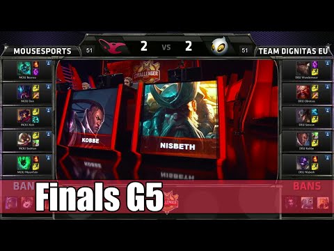 Mousesports vs Dignitas EU | Game 5 Grand Finals S5 EUCS Summer 2015 | MOU vs DEU G5 Final EUCS