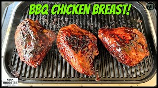 Ninja Woodfire Grill BBQ Chicken Breast!