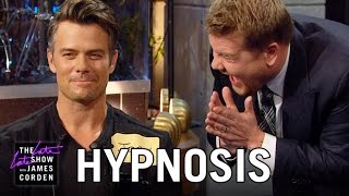 Hypnotizing Josh Duhamel & The Late Late Show Audience