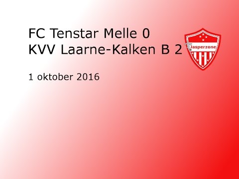 20161001 FC Tenstar Melle - KVV Laarne Kalken B
