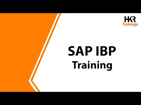 SAP IBP Training | SAP Integrated Business Planning Course Online | Overview On SAP IBP - HKR