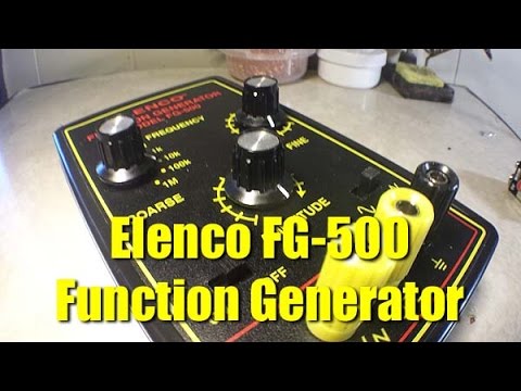 Elenco FG500K Function Generator Kit build and review