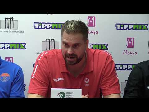 Magyar Kupa sajtótájékoztató: Moyra-Budaörs Handball – Vasas SC 29–26 (17–11)
