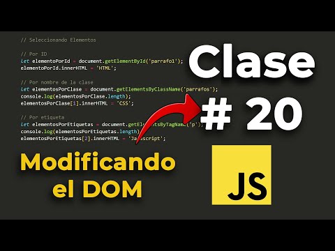 ⭐[JS] 20 APRENDE a manipular el DOM (Documento Object Model) 📚 Curso JAVASCRIPT