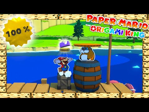 Toad Town 100% - Paper Mario: The Origami King Komplettlösung - Nintendo Switch - 4K60