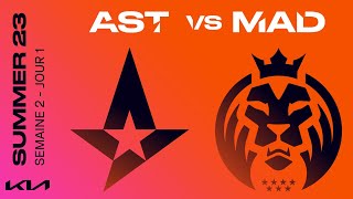LEC Summer Split 2023 - W2D1 - AST vs MAD