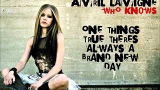 Who Knows Avril Lavigne lyrics